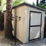 8x15 Lean-To in Tight Location