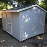 10x12 Gable Shed on Uneven Ground