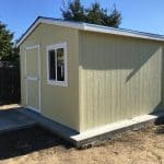 12x12 Gable with Galvanized Skirting