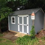 10x12 tucked by fence