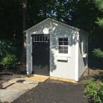 8x8 dark door with transoms