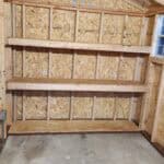 Painted storage sheds