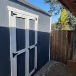 Painted storage sheds